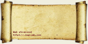 Jovana Roksandić vizit kartica